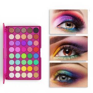 NEW - POPFEEL 40 Color Eyeshadow Palette E40 -04 UNICORN BRIGHT COLOR